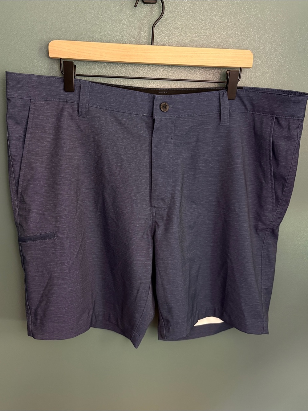 Hawke & Co Men's Performance Stretch Golf Shorts Blue Size 40
